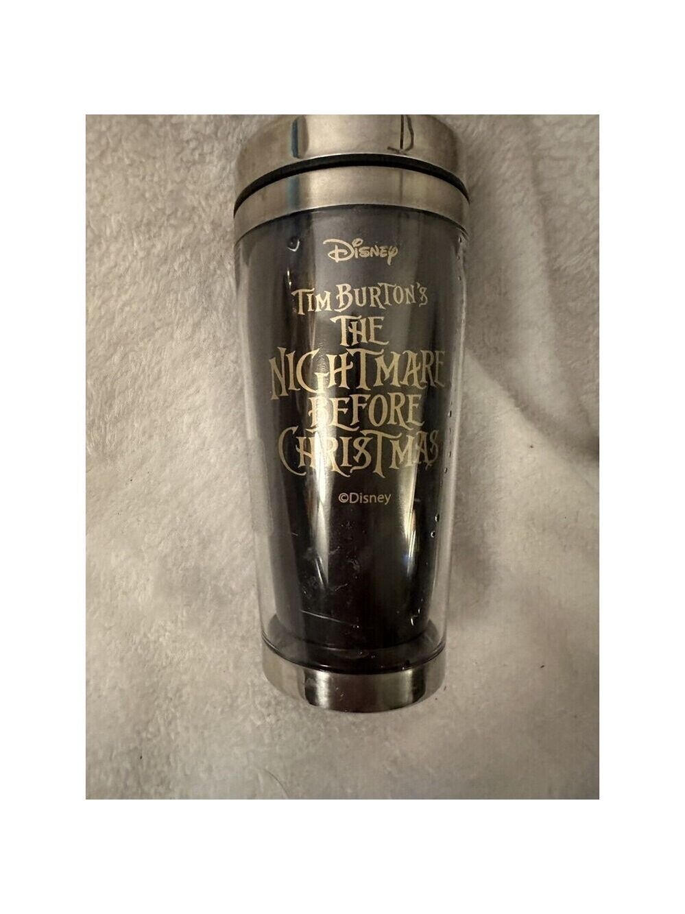 Jack Skellington Nightmare Before Christmas Stainless Steel Tumbler 20oz New - Picture 2 of 2
